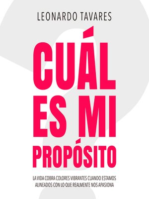 cover image of ¿Cuál es Mi Propósito?
